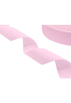 RL001C - Репсовая ленточка премиум светло-розовая